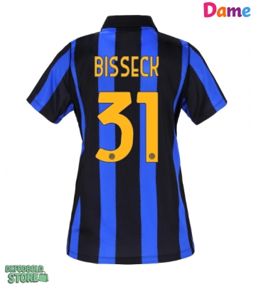 Inter Milan Yann Bisseck #31 Replika Hjemmebanetrøje Dame 2026-27 Kortærmet